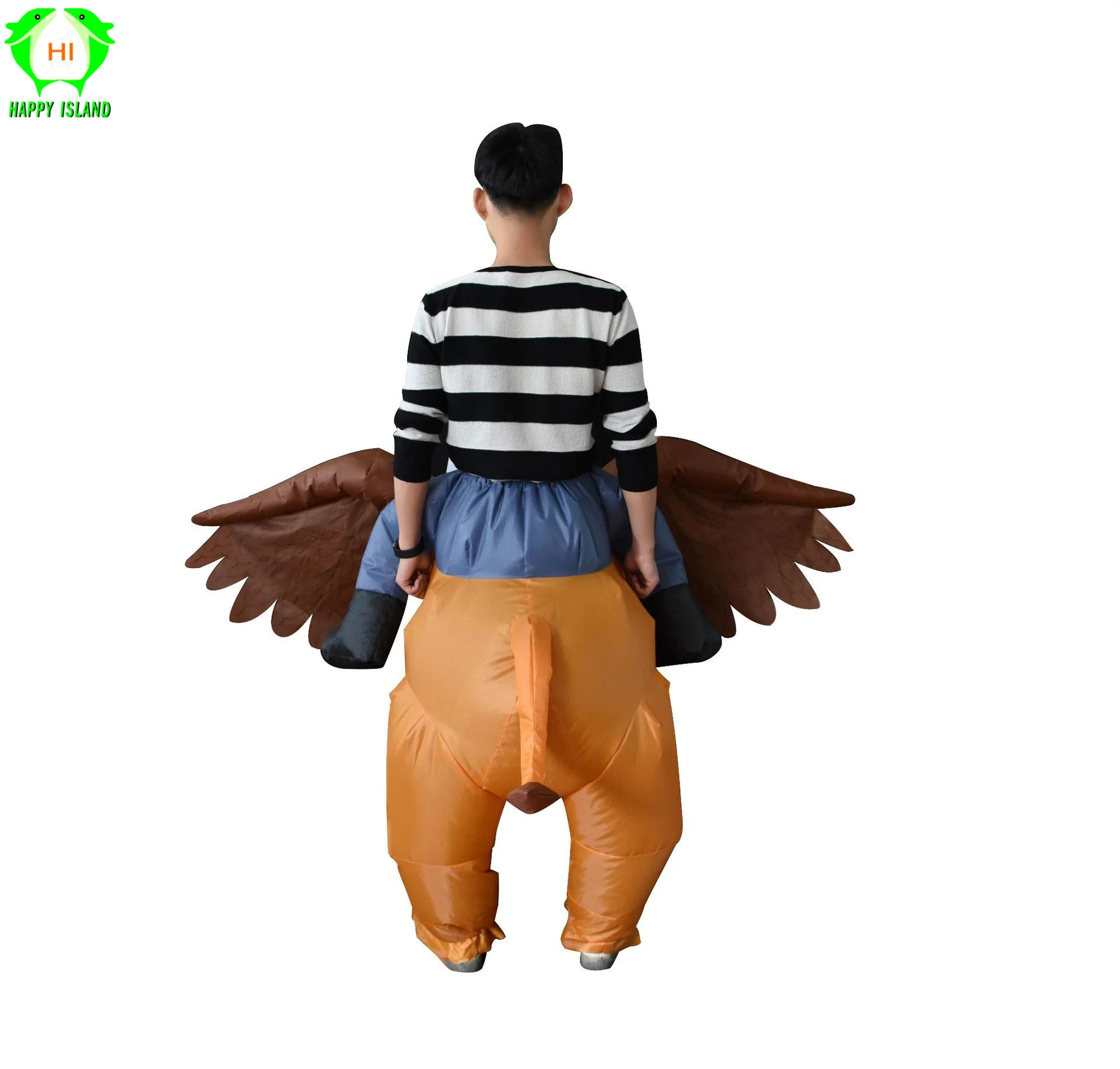 Inflatable Eagle Costume for Adult Air Blow up Bald Eagle Halloween Costume  Happ