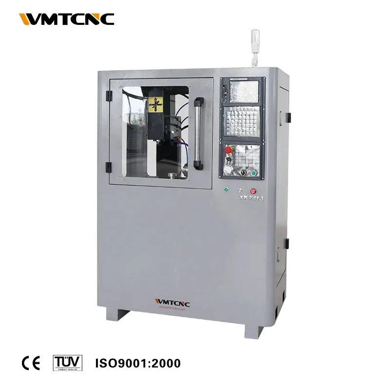 XK7113D High Precision Light Duty 3-axis Small CNC Milling Machine Small Desktop Mini CNC  Metal Milling Machine for Sale