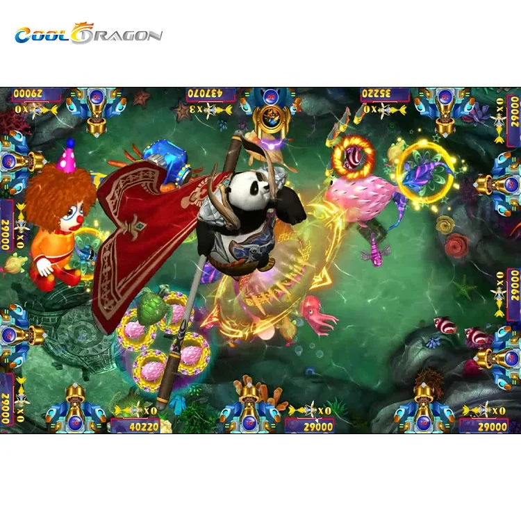 PANDA WARRIOR Fish Game Shooting Fish Hunter Skill Arcade Game Table Machine