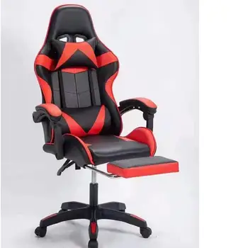 2022 Luxury Home Office Furniture Cheap gamer Black Ergonomic PU Leather Computer Racing Gaming Chair