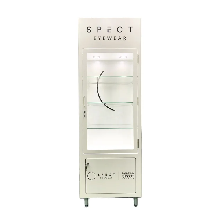 Newest Pop Display Optical Shop Eyewear Sunglass Display Door Cabinet Display Stand showcase Glass Cabinet showcase