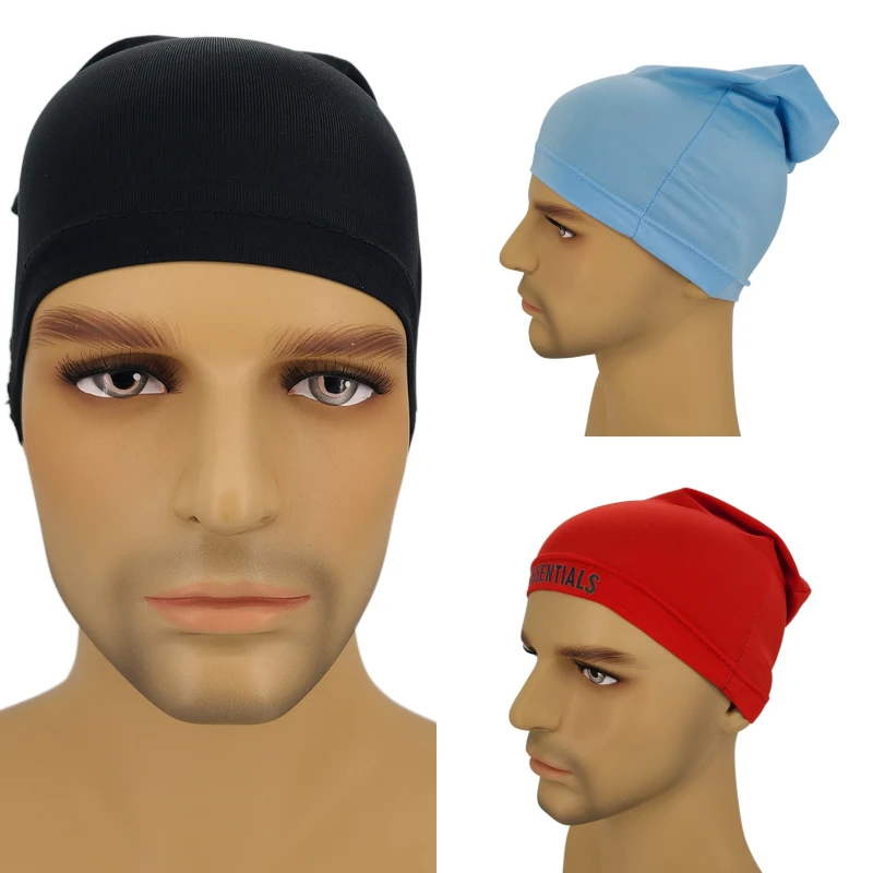 spandex skull cap