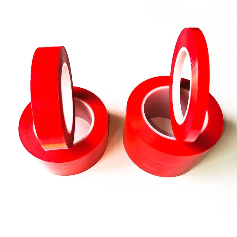 Polyester PET Silicone Adhesive Red Splice Tape for Liner Joint