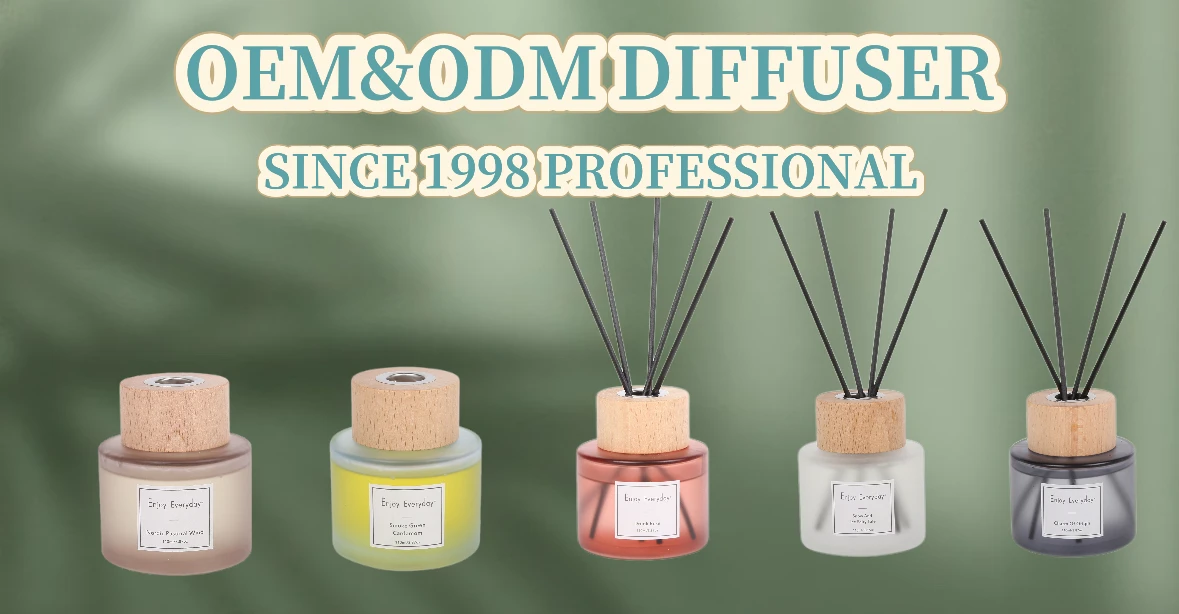 product wholesale custom 110ml aroma essential oil fragrance diffuser frosted glass bottle five scents in stock reed diffuser-0