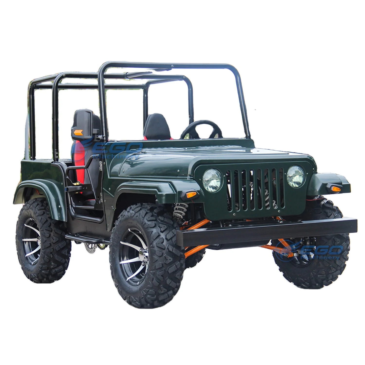 ミニジープ 250cc 2人乗り 電動 4x4 大人用バギー 車高塗装付き