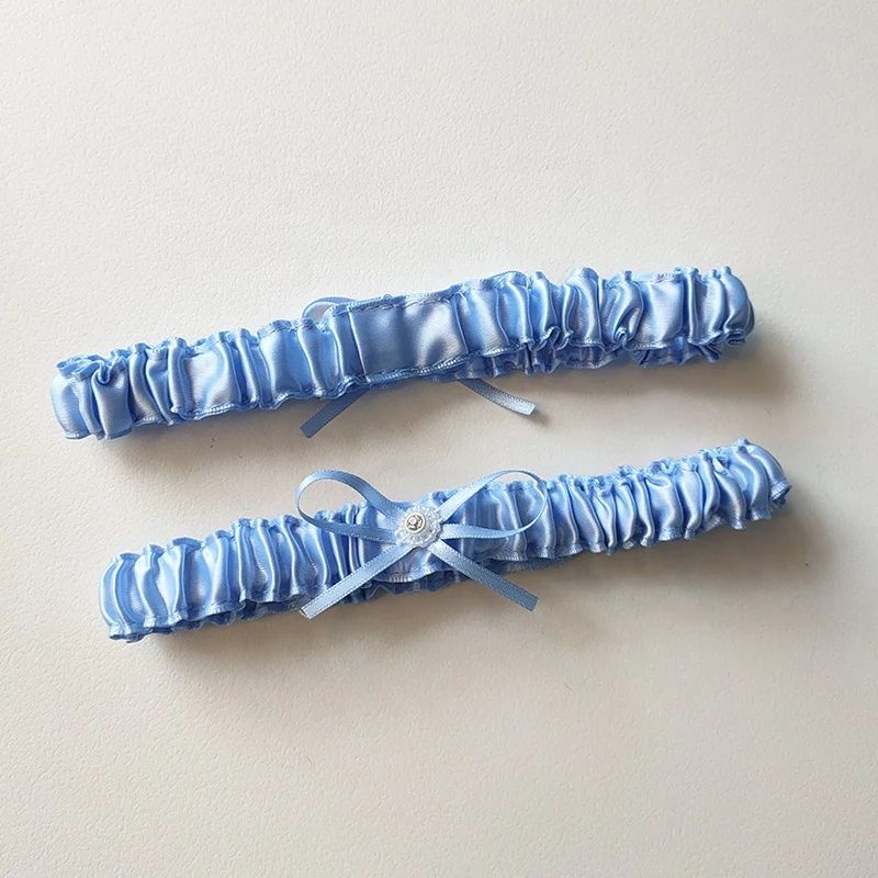 Cheap Blue Color Satin Bridal Garter Bowknot Decoration Leg Belt  Bridesmaids Guest Gift Accessory Garter Wedding Supplies Favor| Alibaba.com