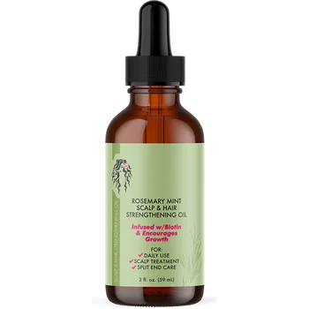 private label Rosemary Hair Growth oil product for black women scalp essential serum organic rose mary treatment for wild bald