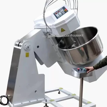 Commercial Bakery Equipment 40L 50L 50kg Industrial Heavy Duty Big Spiral Pizza Bread Flour Dough Mixer Machine