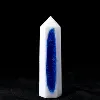 White Jade with Blue Needles