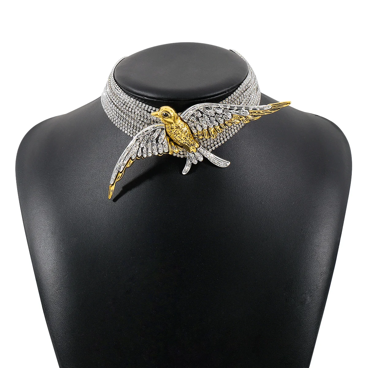 Elegant Multi-Layer Bird Necklace for Special Occasions