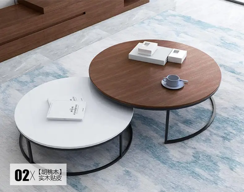 New Chinese style contemporary and contracted sitting room muti_function small family tea table toughened glass marble tea table
