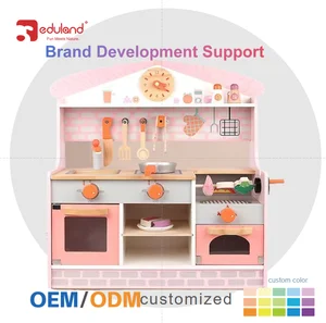 Wholesale New Wooden Kitchen & Food Toys Child Baby Kids Pretend Play Set Home Cooking Wood Toy for Children