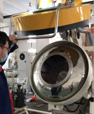 Tumble Type Spraying Machine Oring Spraying Machine Coating Machine