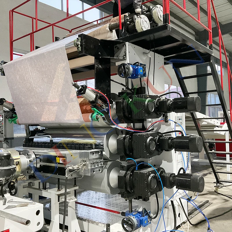 PVC Laminate Sheet Machine / UV PVC Marble Sheet Production Line / PVC Lamination Decorative Wall Panel Making