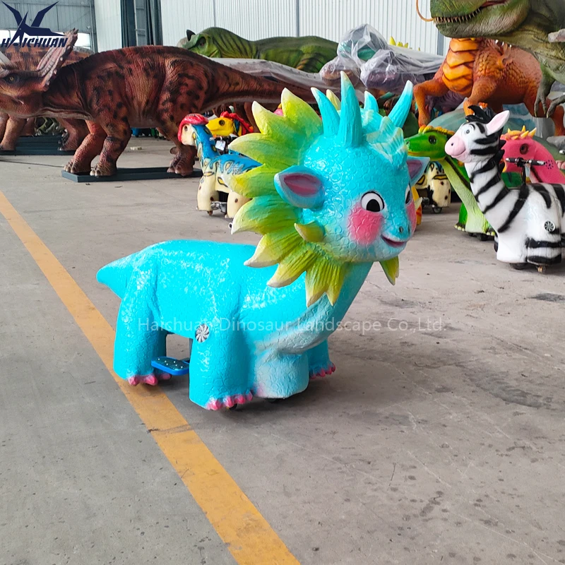 Kids Ride Animal Adorable Deer Giraffe Rhinoceros Zebra Turtle Electrico Scooter for Indoor/Outdoor Kids Playing Equipment