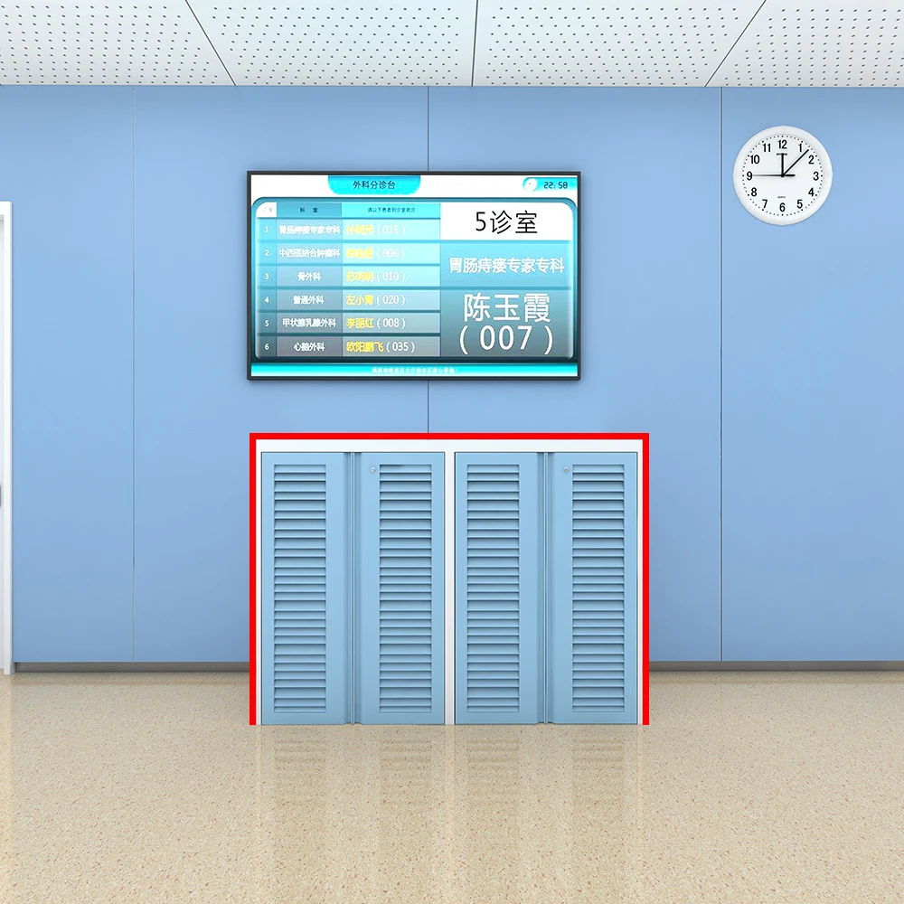 Stainless Steel Medical Record Trolley Cabinet for Hospital & Clinic Modern Design Furniture for School Tool Storage 6
