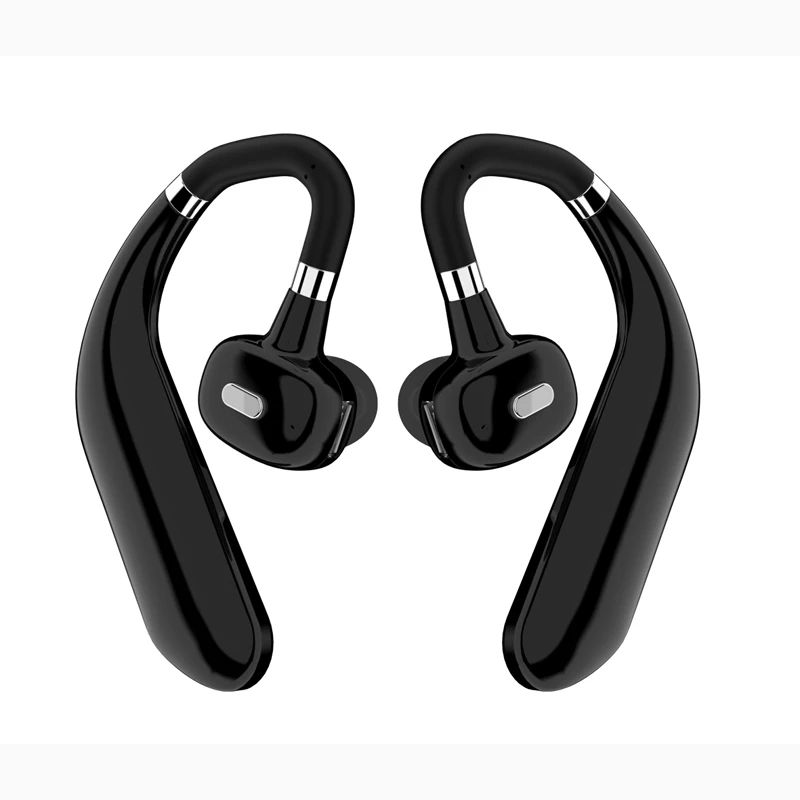 Mosidun Ear Hook Nirkabel Headphone Headset Earphone dengan Mikrofon Earbud  Noise Cancelling Mini Earphone Headset Bebas Genggam