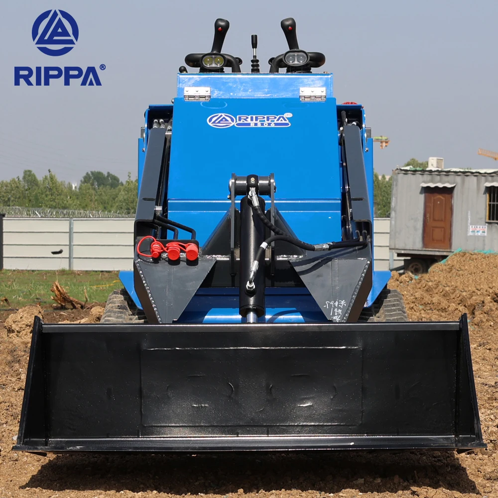 Rippa Cheap Mini Skid Steer Loader Sale 600Kg  New Mini Track Loader Skid Steer