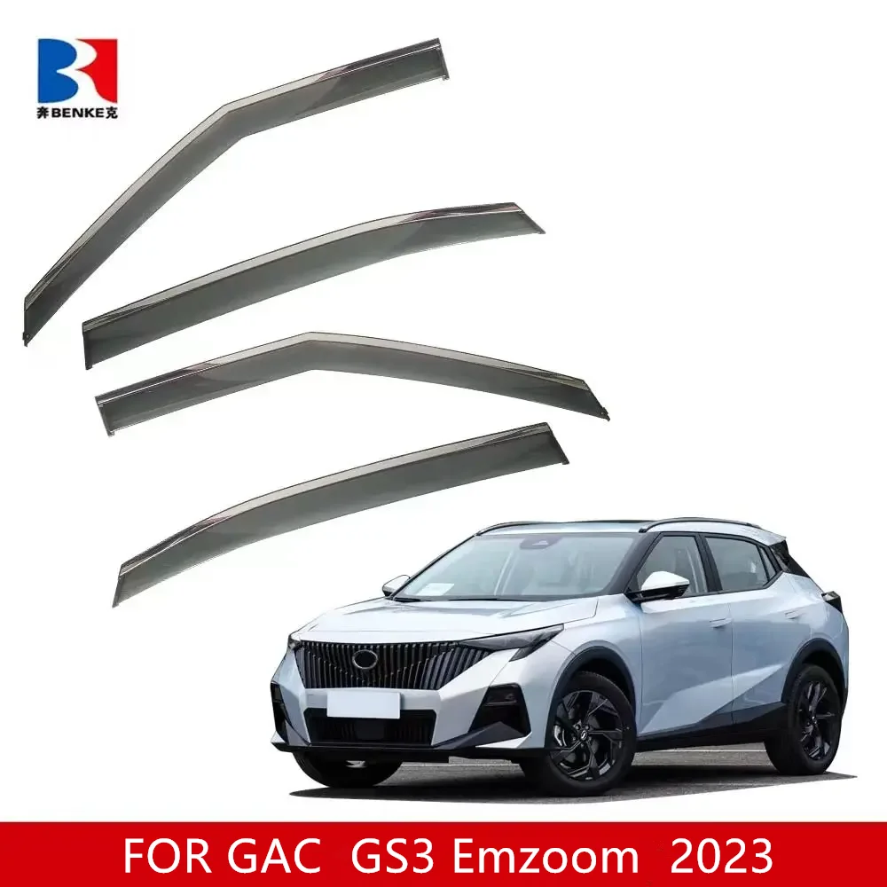 Wind Deflector for GAC TRUMPCHI GS3 EMZOOM EMKOO 2023 2024 Car Accessories Weather Rain Guards Side Window Sun Visor Auto Parts