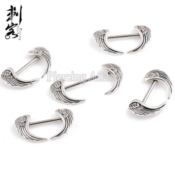 14g Dice Nipple Rings 14mm Nipple Barbell Rings, Blue