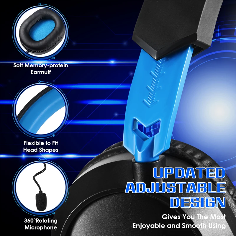 Kotion G3100 Gaming Headphone Headset Stereo Bass Over-ear Headphones ...