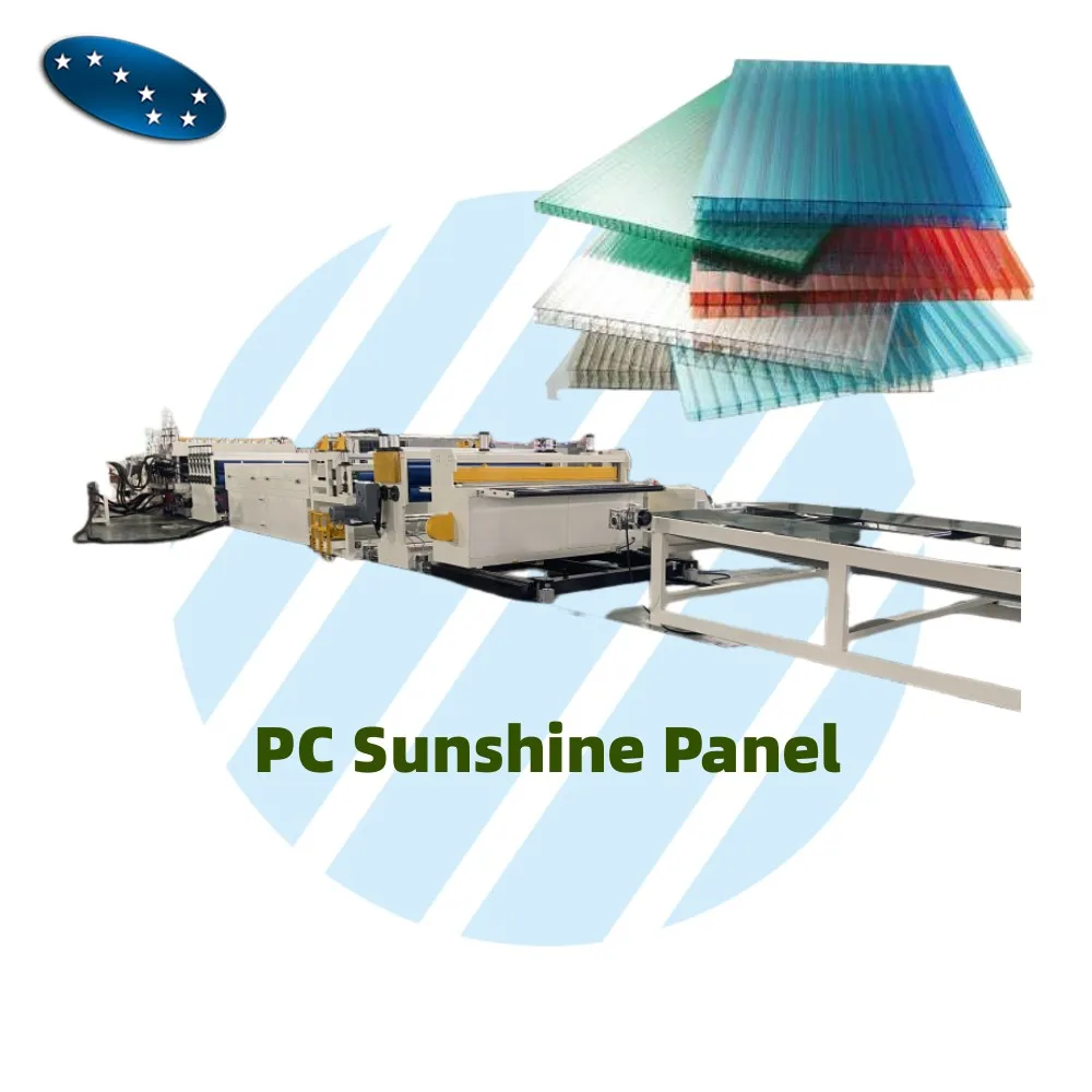 Sevenstars PC Polycarbonate Honeycomb Roof Plastic Corrugated Hollow Sheet Production Line PP PP Corrugated Sheet Machine