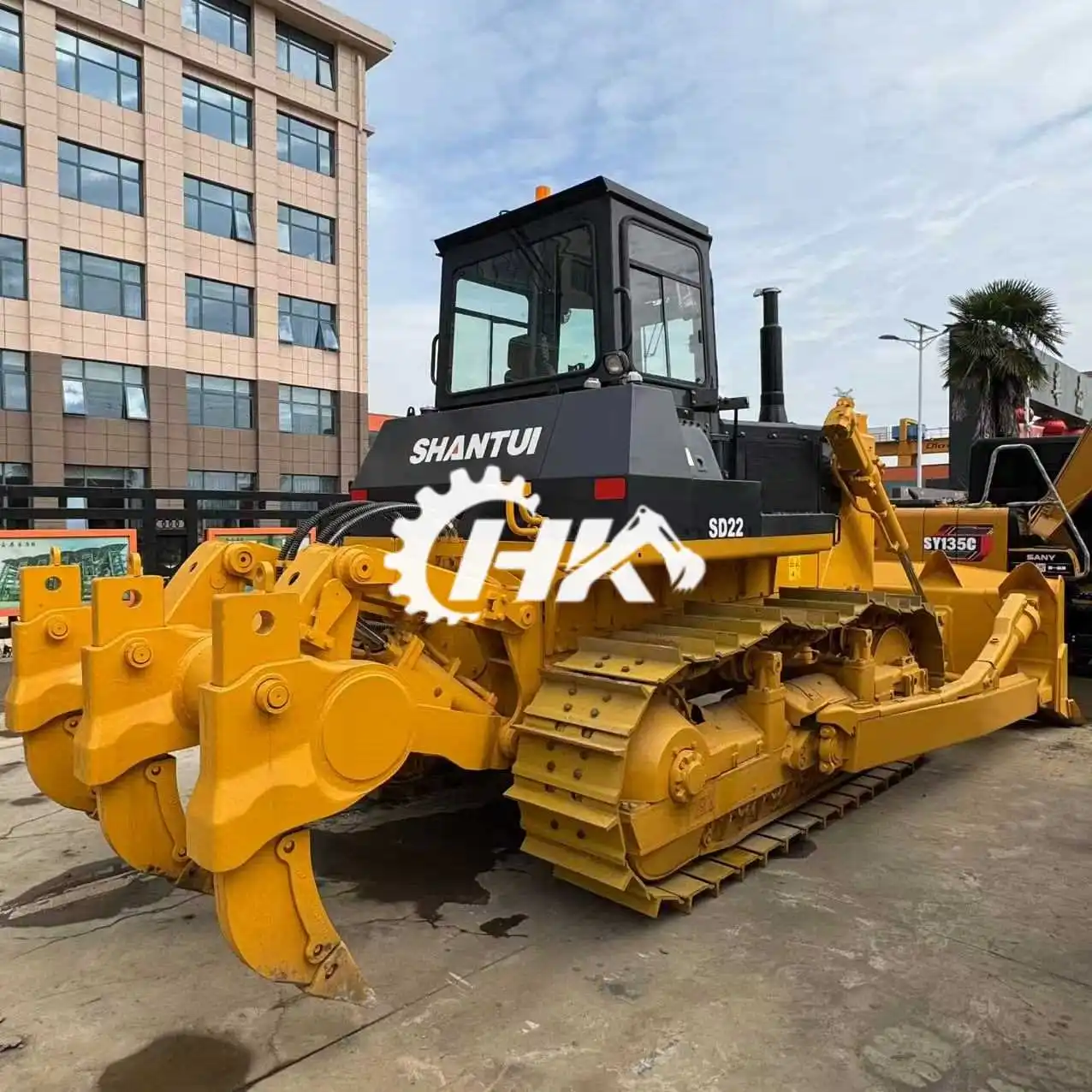HANG KUI Shantui Bulldozer Sd22 23tons 90%new Original Chinese with EPA,CE Agricultural Cheap Used Sd22 Bulldozer for Sale.