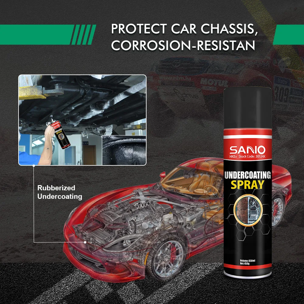 Sanvo OEM rubberized undercoating spray corrosionresistant wholesale