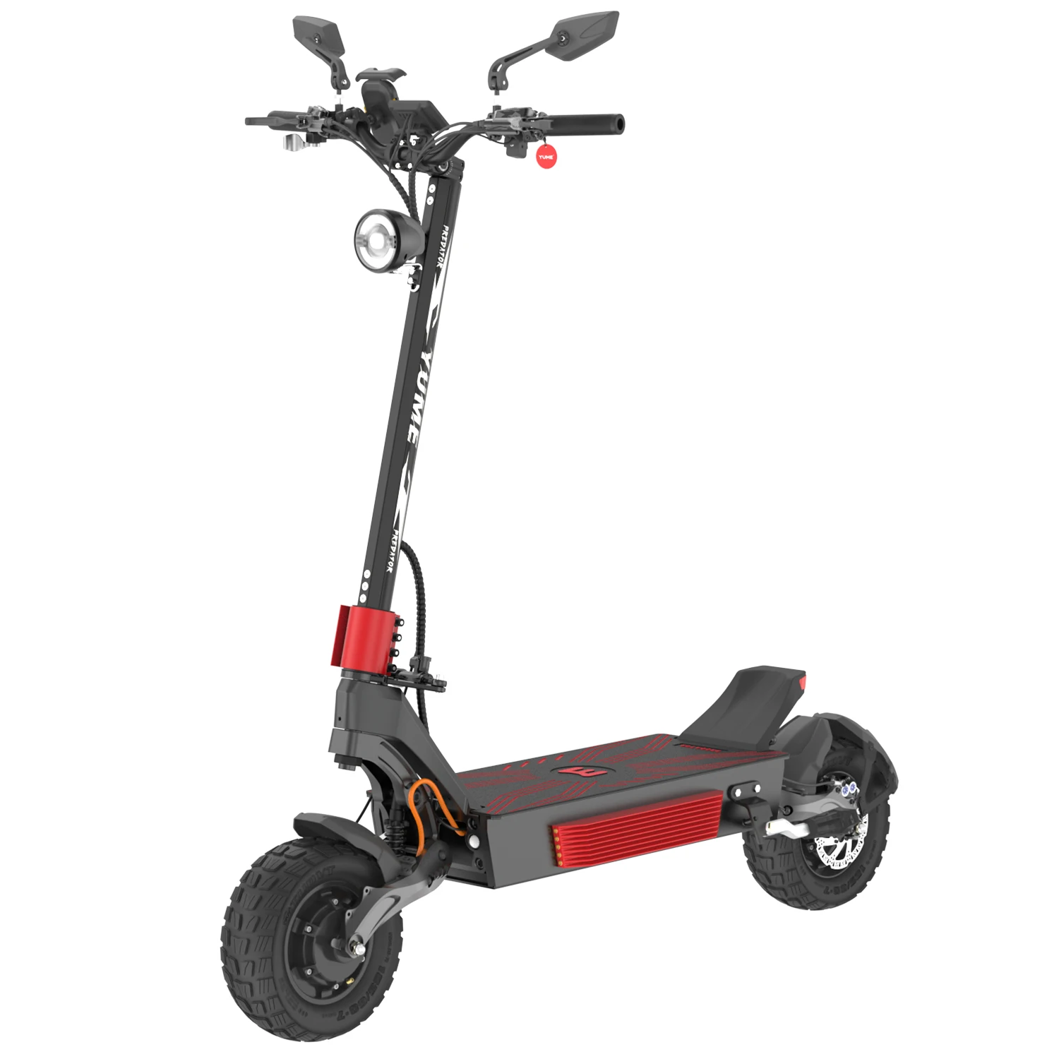 For YUME Predator Electric Scooter Long Range 100 Miles Per Charge for UL Tested 2-Wheel Folding Design Dropshipping Supported