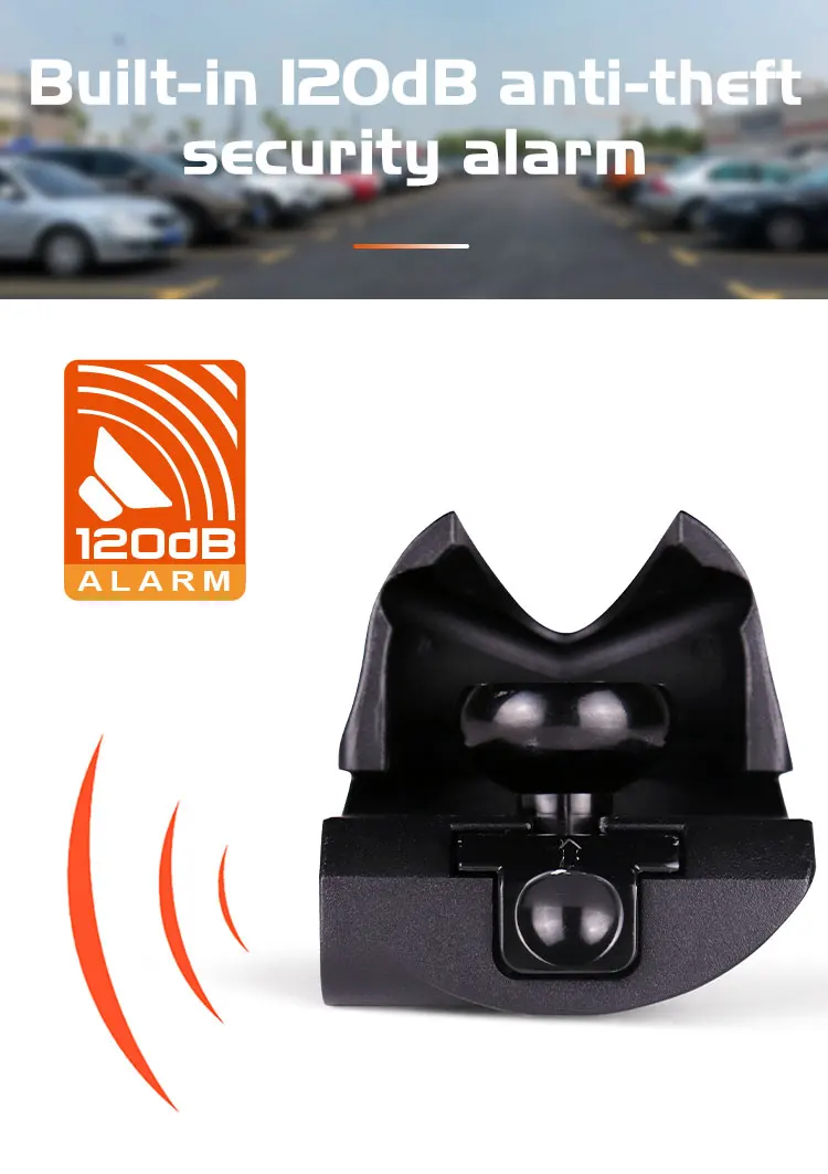 Outdoor Rugged Anti Theft Trailer Lock 120 Decibel Alarm Waterproof