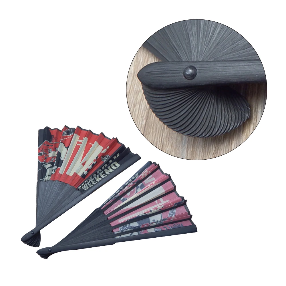 AI-MICH Personalized Printed Logo Handfan Favor Fabric Wooden Bamboo Paper Sublimating Folding Custom Hand Fan for Wedding