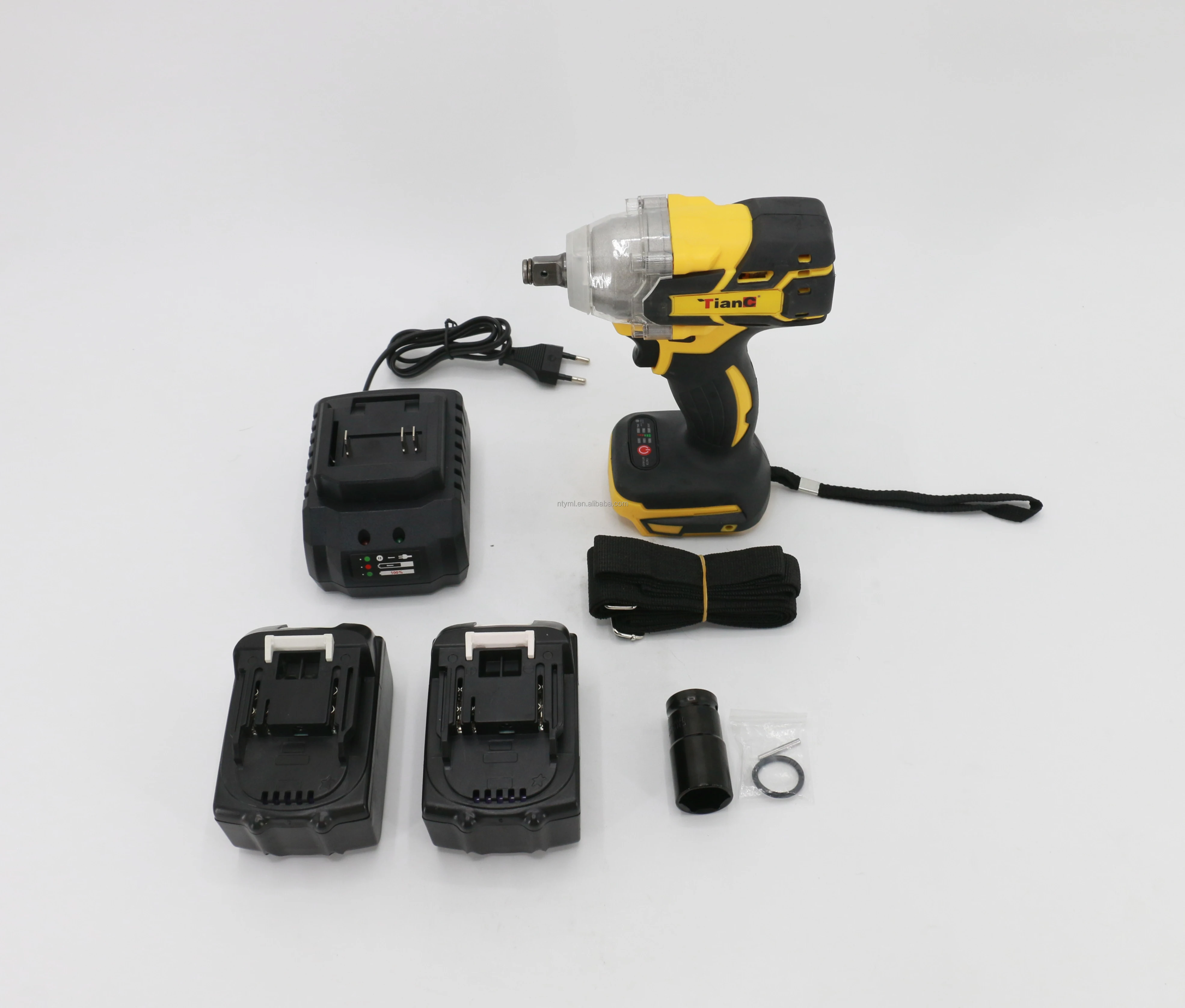1/2inch brushless impact wrench automotive tools battery cordless electric impact wrench for service tires