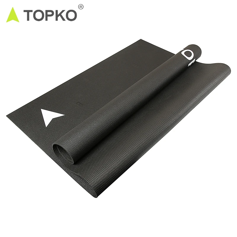 TOPKO Anti-Slip Exercise Equipment Mat Bike Mat for Hardwood Floors and Carpet Fitness Gym Equipment Bench Pad Made of Rubber