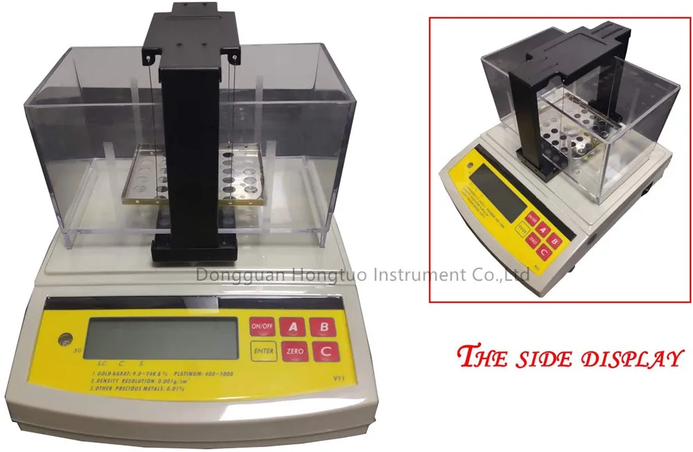 AU-200K 0.001g/cm3 Top Precision Digital Electronic Precious Metal Gold  Purity Tester Analyser with 200g Karat Gold Platinum Silver Jewelry  Materials Density Meter Testing Machine 