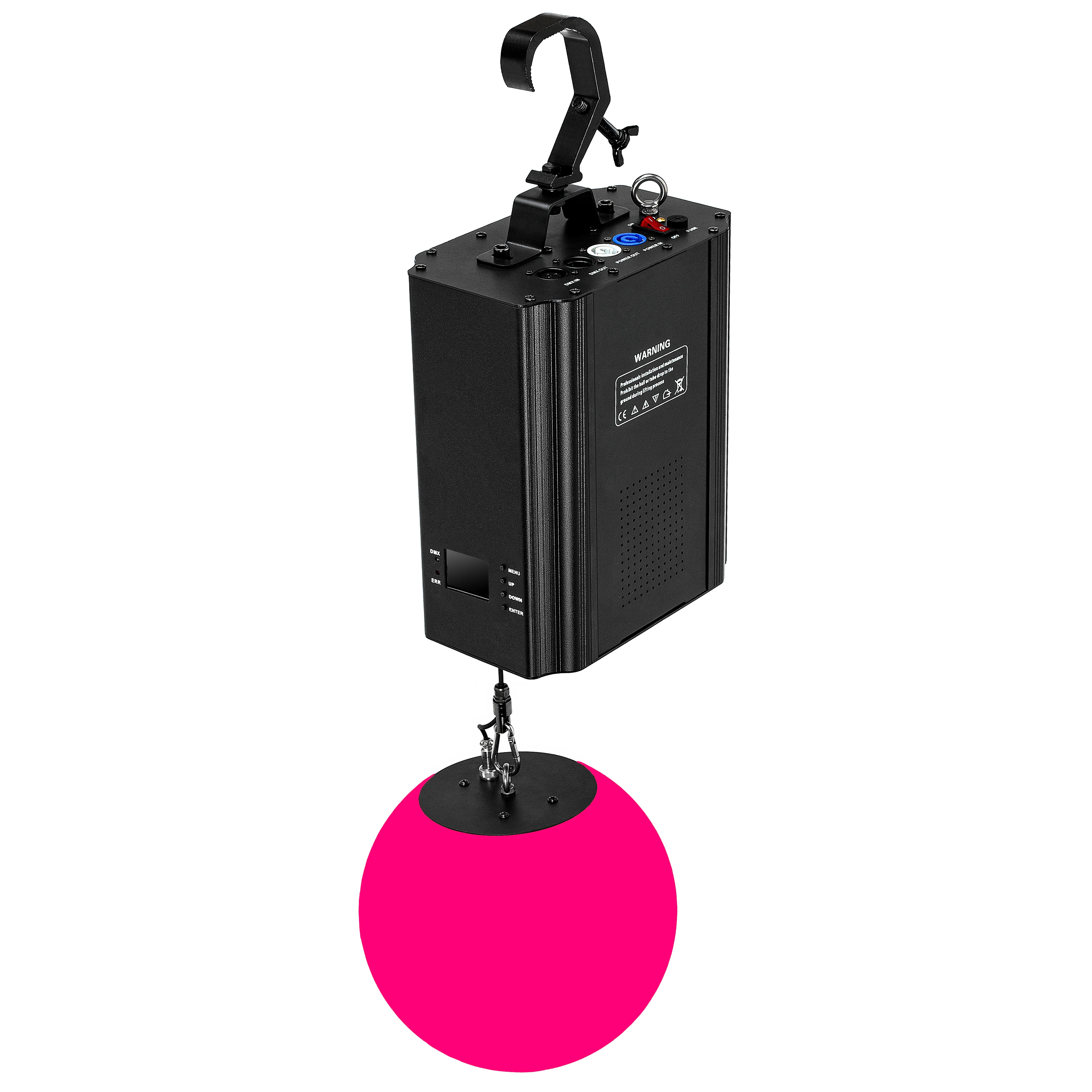 Xlighting Kinetic Lighting Dmx Control Winch and Kinetic Lights System RGBW Led Disco Ball