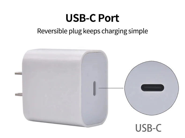 Best Phone Power Adapter 20 Watt Pd Quick Charging Usb C Wall Cable
