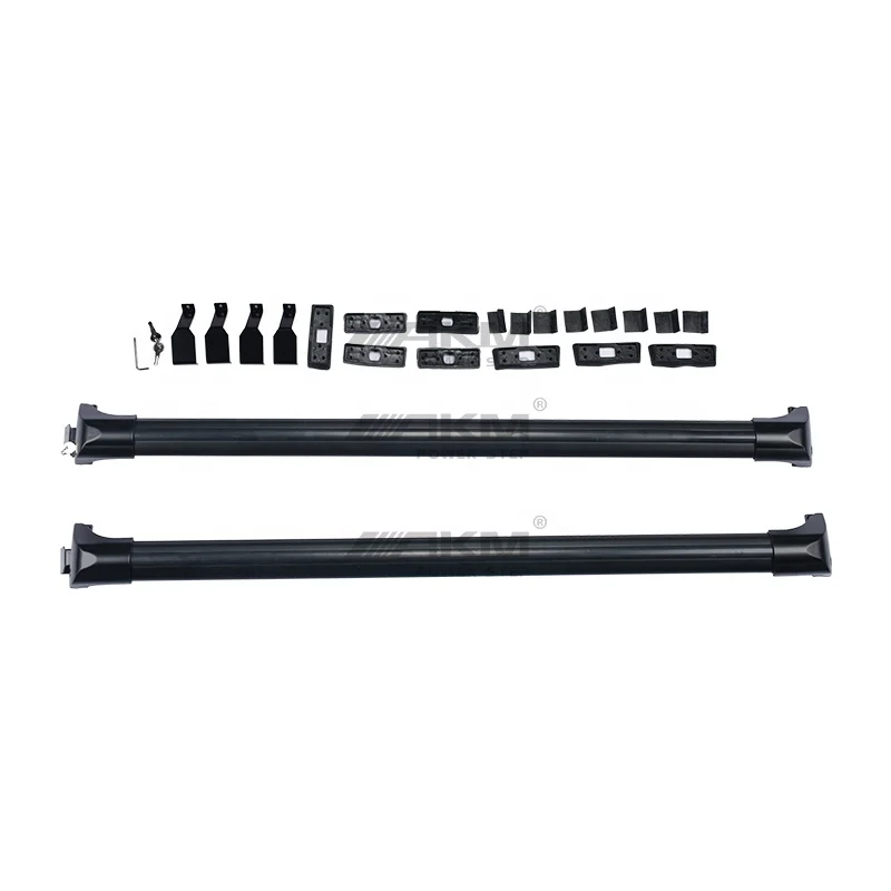 Customize Various Models Aluminum Alloy Universal Car Roof Racks Cross Bars for Sedan Roof Luggage Racks Black