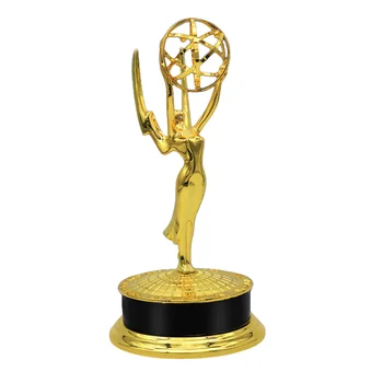 Lower Price Replica Grammy Award Trophy Wholesale 29cm Emmy Award Trophy Metal