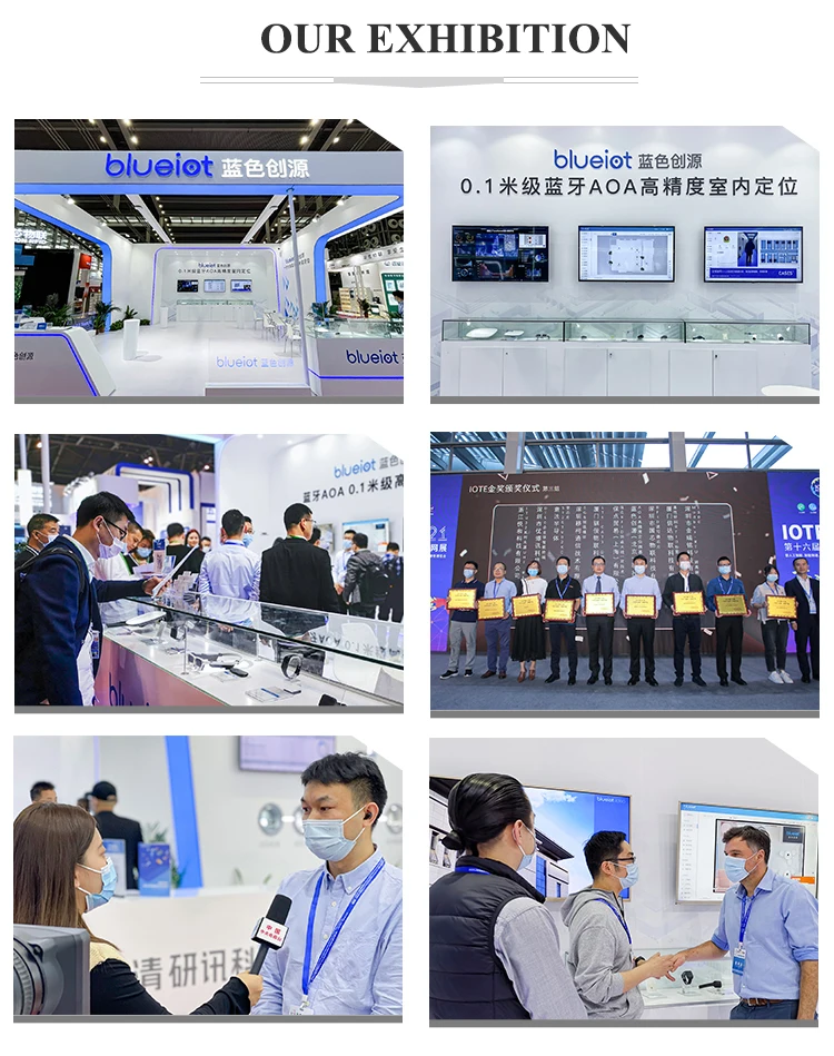 Ble Aoa Gateway Badge Type High Precision Wireless Positioning Tag