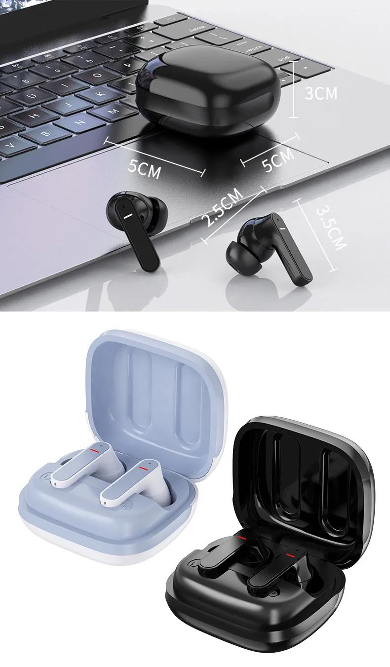 M11 ANC ENC call noise reduction Headphone 120 hours long battery life TWS Earphone HiFi Stereo Gaming Wireless Earbuds - ANKUX.COM