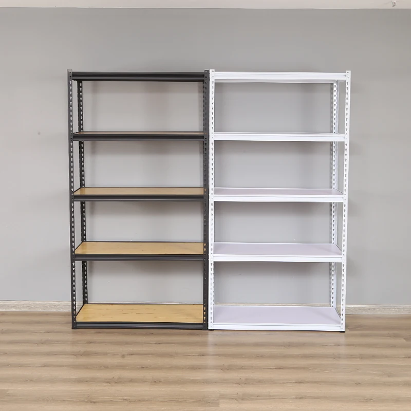 JD 5 Layer Shelving Importer  Bolt Free Steel  Angle Post  Rack Withl Wooden Boards  Iron Angle Steel Post Light Duty Muscle
