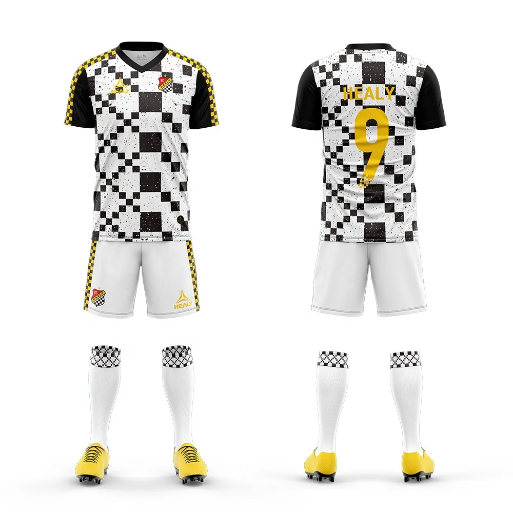 Custom Football Soccer Team Uniform Soccer Jersey Sets Sublimation Men
