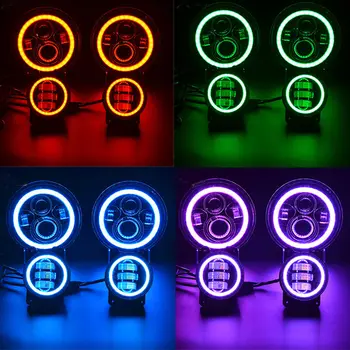 カラマ RGB LED ヘッドライト カラマ RGB LED ヘッドライト LED ヘッド