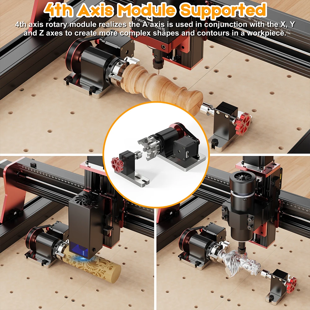 TWOTREES Ttc450pro OEM 8mm Gantry Side Plates - 3 Axis CNC Router