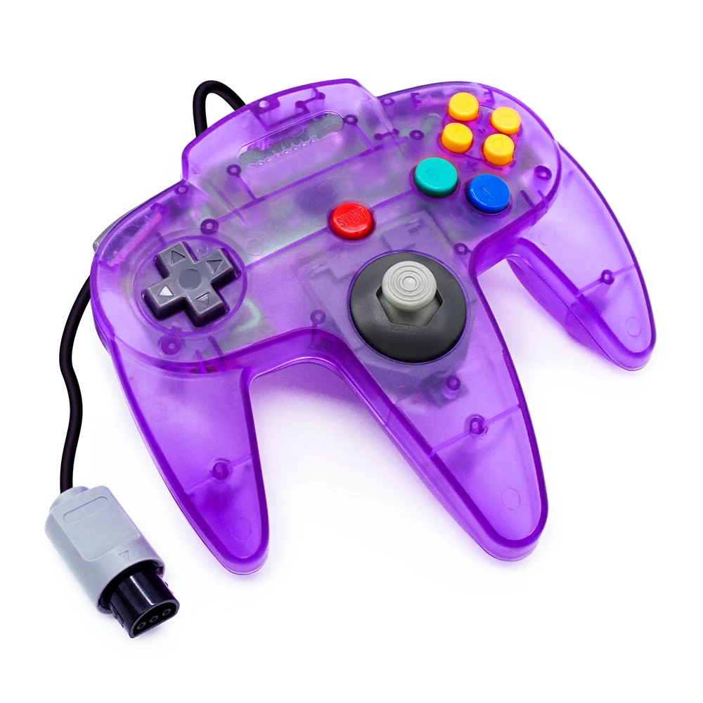 N64 Retro Bit Controller- Purple (輸入版) Atomic Purple Wired N64
