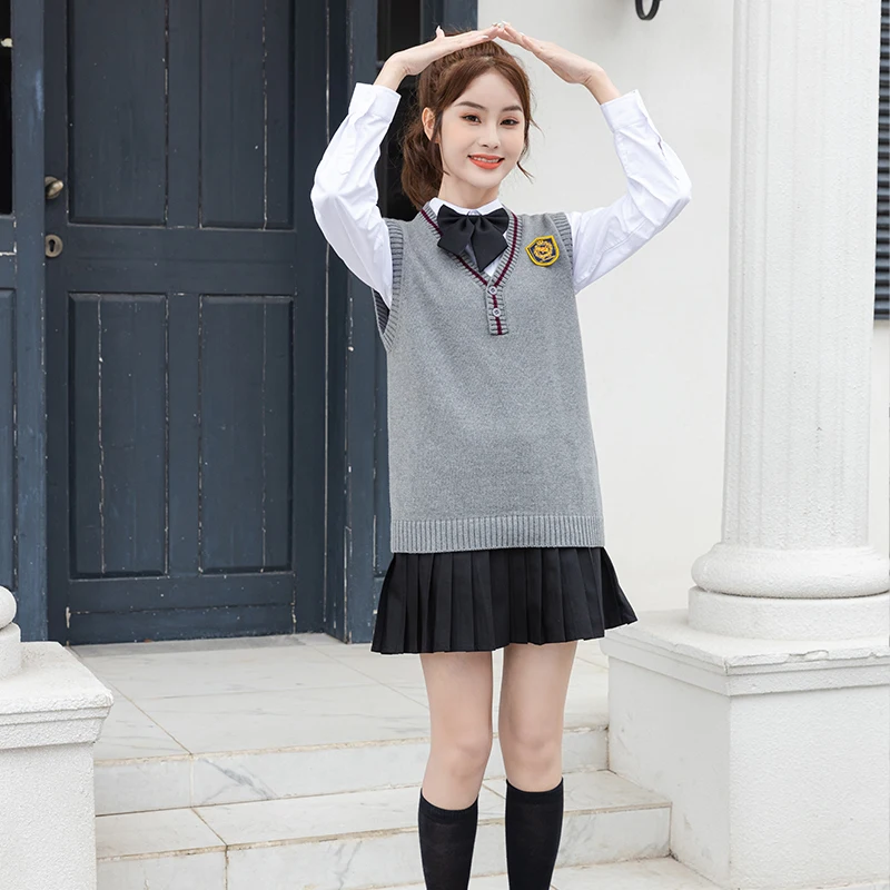 School uniform 2024 skirt sweater vest