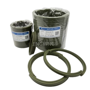 120x112x4 95x87x6 Chinese Factory OEM PTFE KZT Type Seal Green Excavator Cylinder Seal Hydraulic Cylinder Piston Rod Seals