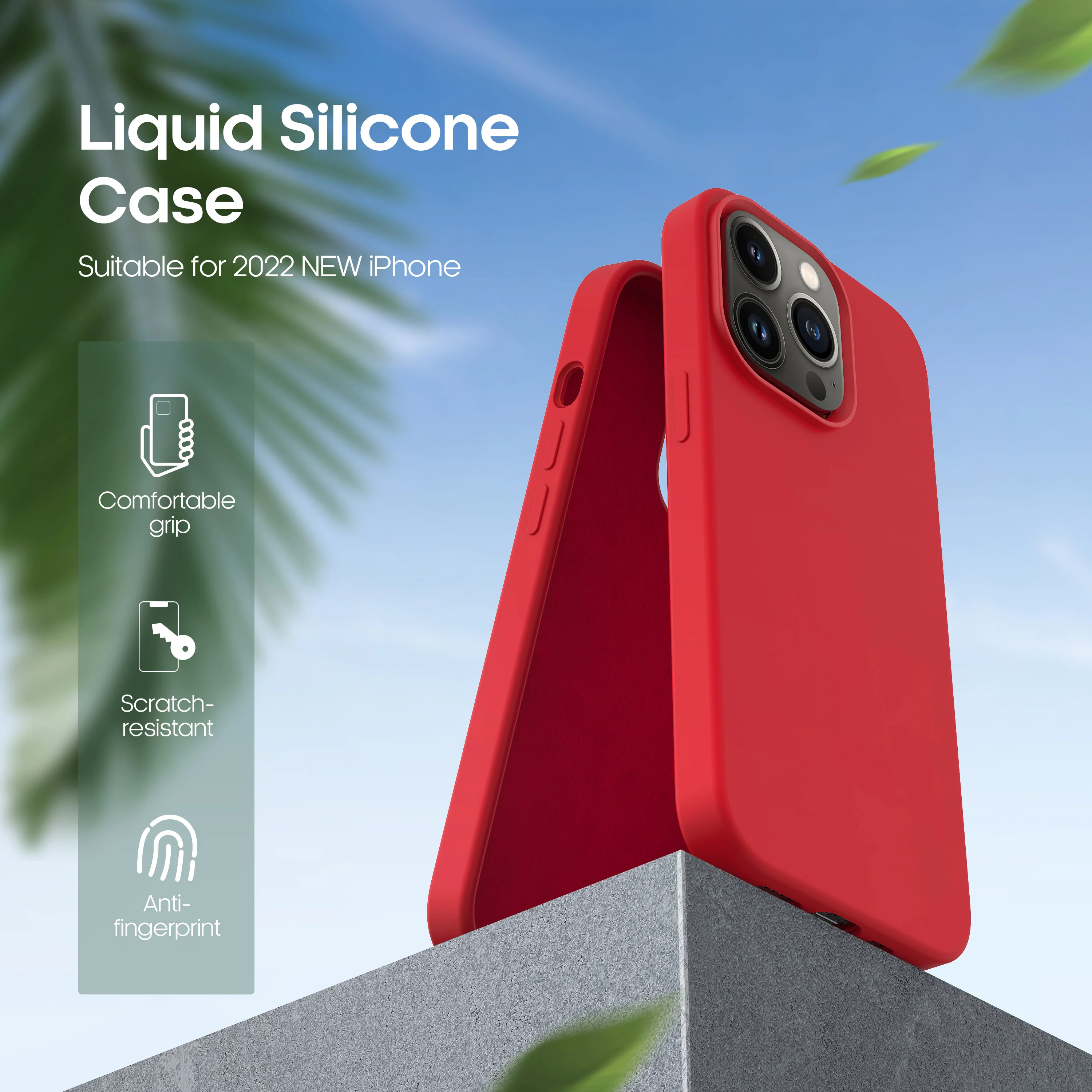 Custom Oem Shockproof Liquid Silicone Case Smart Phone Cover