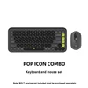 Black keyboard and mouse set