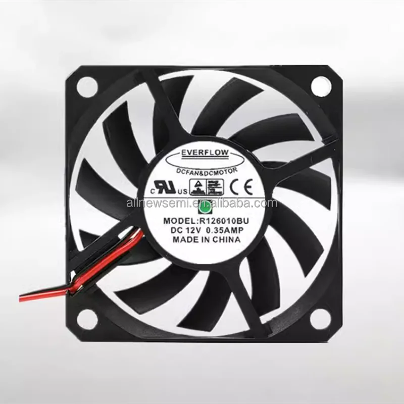 6010 6CM 12V 0.25A double ball fan with high air capacity R126010BU